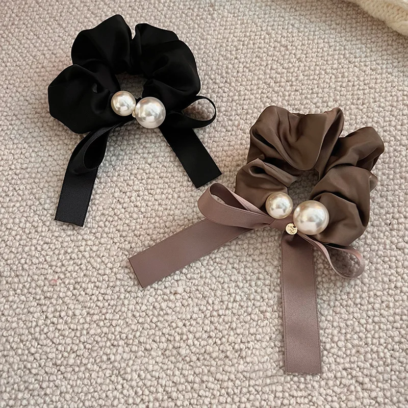 Pearl Bow Ribbon Pork Intestine Hair Ring Headdress Hair Rope Female Head Rope Headdress Flower New Internet Hot HairAccessories
Pearl Bow Ribbon Pork Intestine Hair Ring Headdress Hair Rope Female Head Rope Headdress Flower New Internet Hot HairAccessories