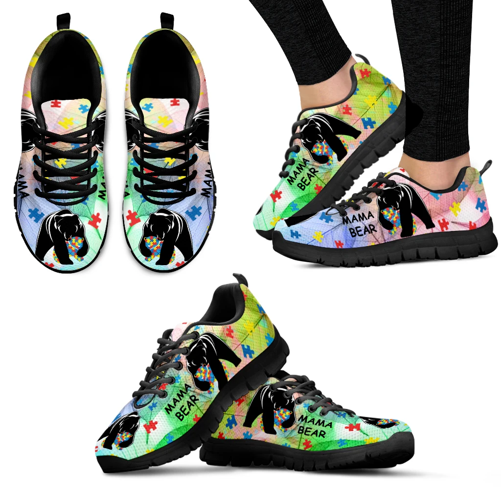 INSTANTARTS New Gradient Star Design Brand Sneakers Autism Awareness Bear Print Shoes Mama Bear Sneakers Animal Sport Shoes
INSTANTARTS New Gradient Star Design Brand Sneakers Autism Awareness Bear Print Shoes Mama Bear Sneakers Animal Sport Shoes