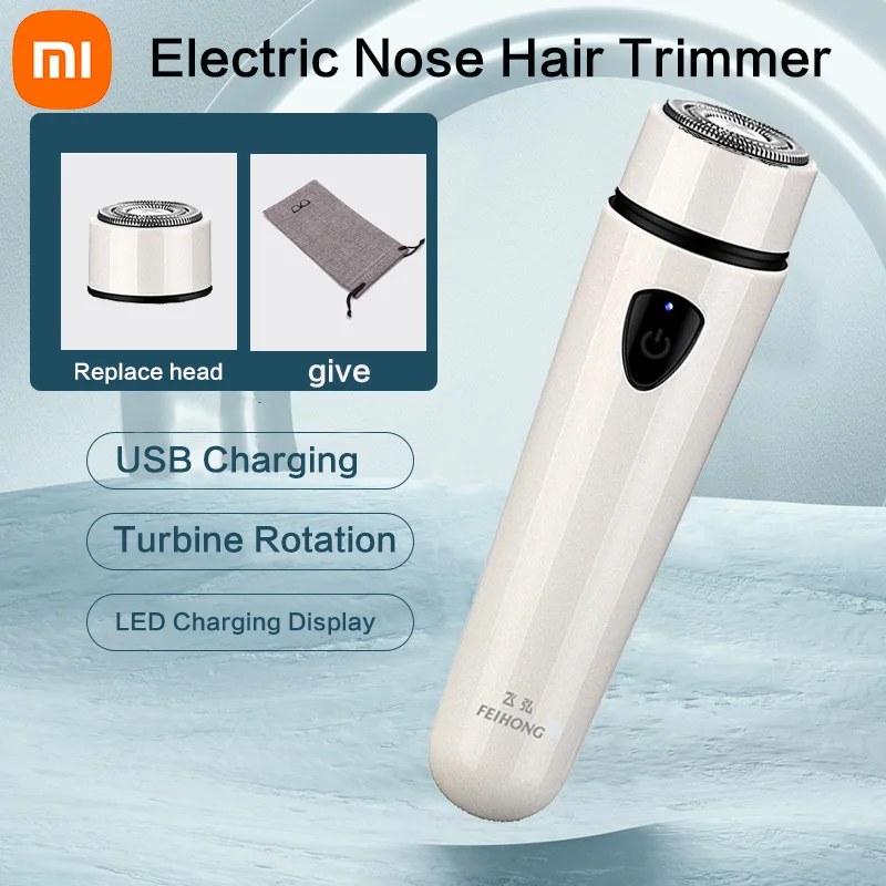 XIAOMI Electric Nose Hair Trimmer Portable Men's Cleaning Trimmer USB Charge Electric Shaver LED Charging Display Hair Clipper
XIAOMI Electric Nose Hair Trimmer Portable Men's Cleaning Trimmer USB Charge Electric Shaver LED Charging Display Hair Clipper