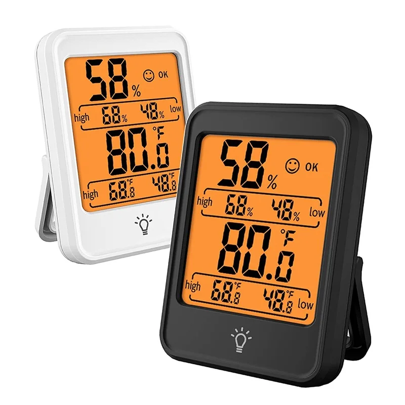 Electronic Digital LCD Indoor Convenient Temperature Sensor Humidity Meter Thermometer Hygrometer Gauge
Electronic Digital LCD Indoor Convenient Temperature Sensor Humidity Meter Thermometer Hygrometer Gauge