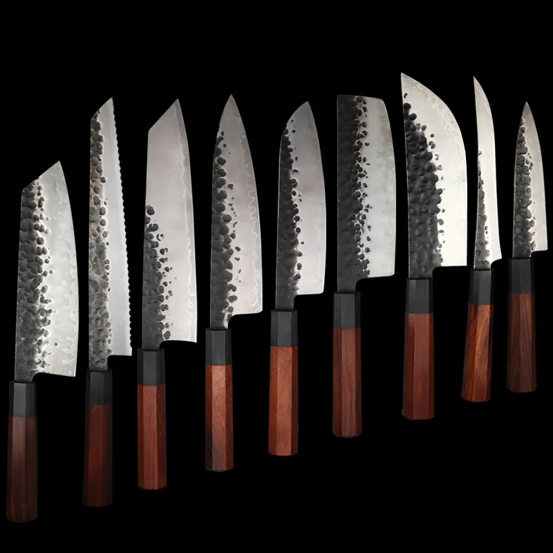 9-piece Kitchen Knife Hand Forged Japanese Sharp Chef Knife 9cr19 Steel Knife Kitchen Knife kitchen knife
9-piece Kitchen Knife Hand Forged Japanese Sharp Chef Knife 9cr19 Steel Knife Kitchen Knife kitchen knife