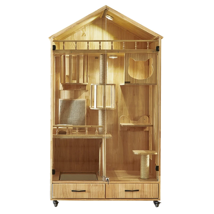 Factory direct sales of high quality pet furniture luxury villa cat room cat frame pet house
Factory direct sales of high quality pet furniture luxury villa cat room cat frame pet house