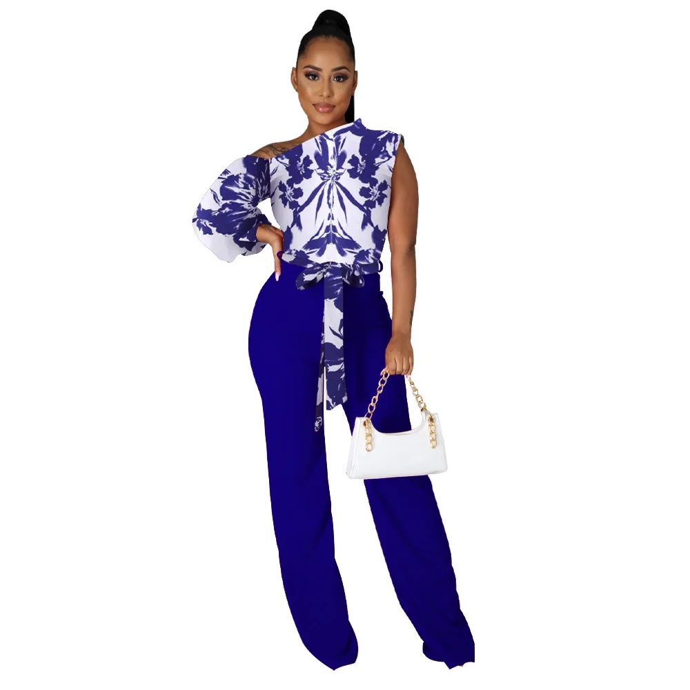 Fashion Women Streetwear Jumpsuit Female One Shoulder Rompers Girl's Diagonal Collar Overalls Lady's Bandage Jumpsuits
Fashion Women Streetwear Jumpsuit Female One Shoulder Rompers Girl's Diagonal Collar Overalls Lady's Bandage Jumpsuits