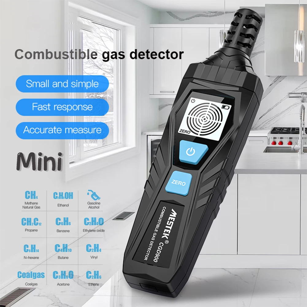 Gas Detector Gas Sensor Air Quality Monitor Gas Leak Sensor Gas Analyzer Automotive Combustible Detector with Sound Alarm
Gas Detector Gas Sensor Air Quality Monitor Gas Leak Sensor Gas Analyzer Automotive Combustible Detector with Sound Alarm