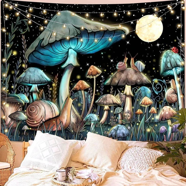 Psychedelic Mushroom Indian Mandala Tapestry Wall Hanging Bohemian Gypsy Psychedelic Tapiz Witchcraft Tapestry
Psychedelic Mushroom Indian Mandala Tapestry Wall Hanging Bohemian Gypsy Psychedelic Tapiz Witchcraft Tapestry