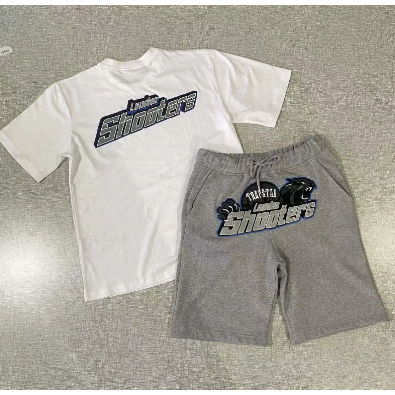 2023 повседневный комплект с шортами с коротким рукавом, футболка с вышивкой трапециевидной формы, парные комплекты 
2023 повседневный комплект с шортами с коротким рукавом, футболка с вышивкой трапециевидной формы, парные комплекты