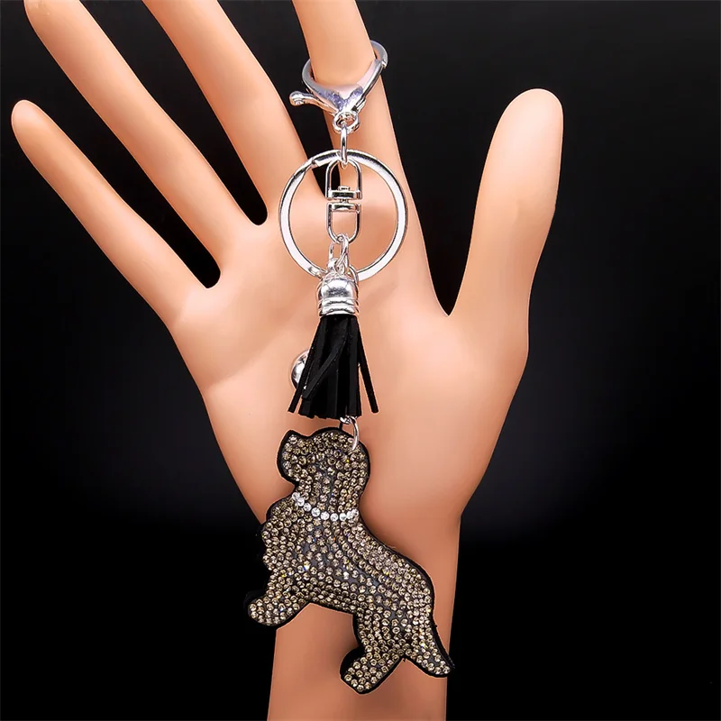Creative Cute Pet Dog Keyring Holder Alloy Crystal Keychain Trendy Bag Car Animal Pendants Accessories Jewelry llaveros
Creative Cute Pet Dog Keyring Holder Alloy Crystal Keychain Trendy Bag Car Animal Pendants Accessories Jewelry llaveros