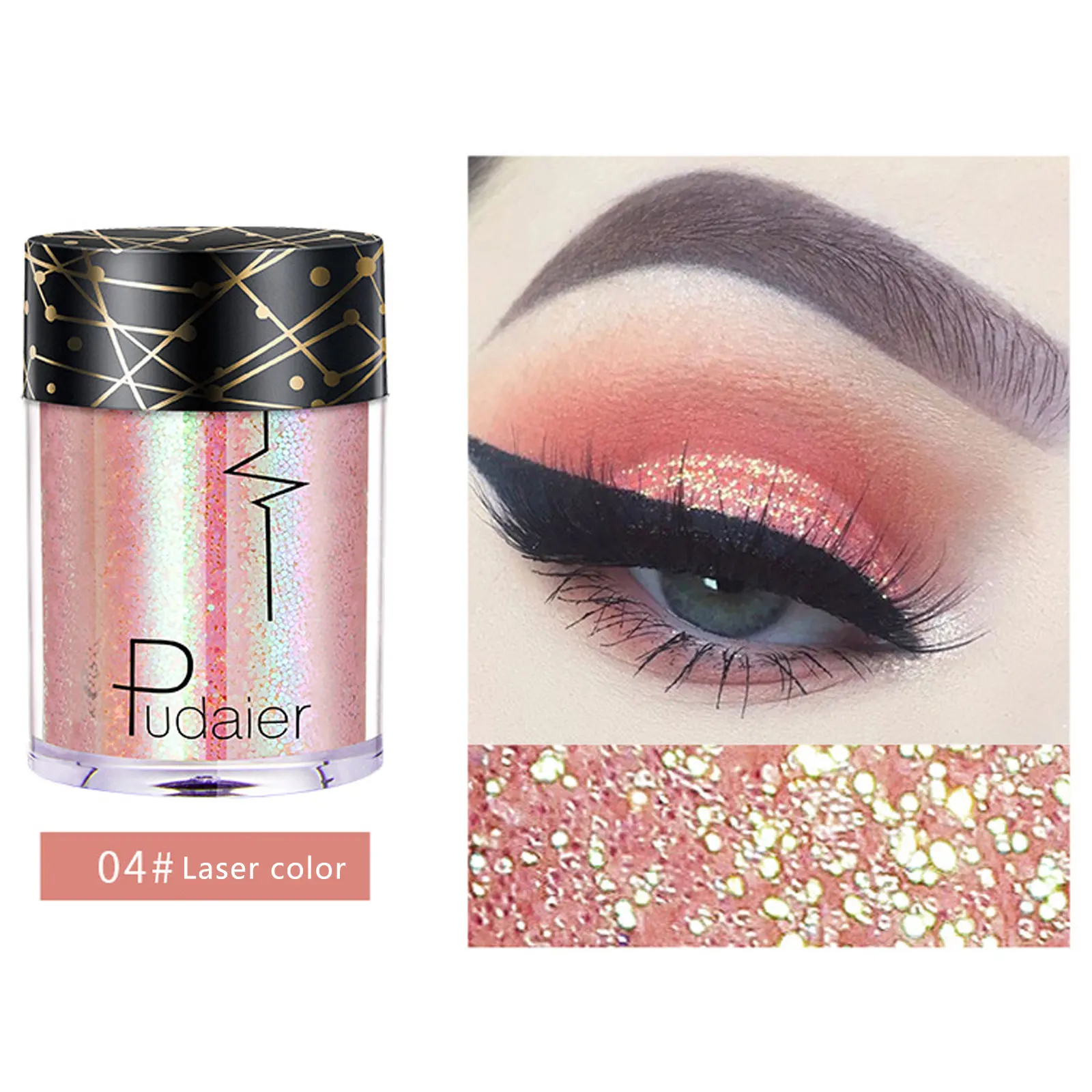 5 Colors Glitter Shiny Eye Shadow Professional Makeup Monochrome Shining Eyeshadow Sequins Universal Women Party Cosmetic Tools
5 Colors Glitter Shiny Eye Shadow Professional Makeup Monochrome Shining Eyeshadow Sequins Universal Women Party Cosmetic Tools