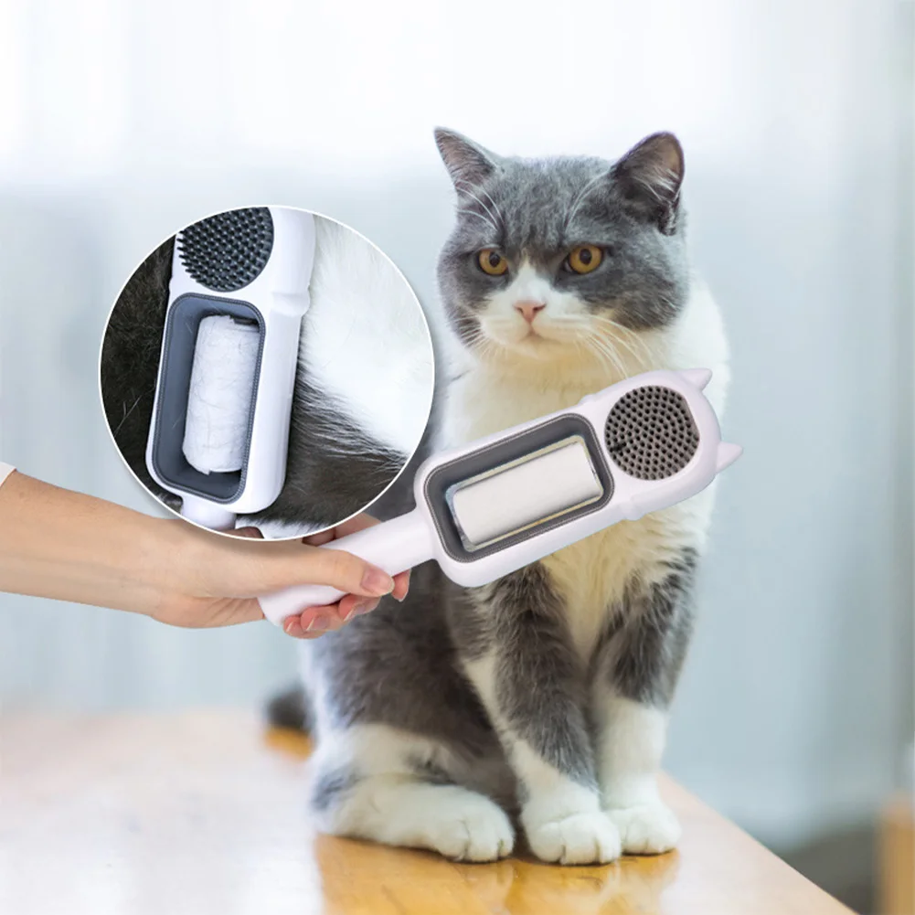 Multifunctional Pet Hair Removal Brush With 60 Teeth Wet Wipes Pet Massage-Self Cleaning Brushes
Multifunctional Pet Hair Removal Brush With 60 Teeth Wet Wipes Pet Massage-Self Cleaning Brushes