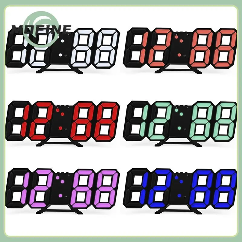 3D LED Digital Clock Snooze Bedroom Desk Alarm Clocks Hanging Wall Clock Calendar Thermometer Home Decor Gift USB Charge
3D LED Digital Clock Snooze Bedroom Desk Alarm Clocks Hanging Wall Clock Calendar Thermometer Home Decor Gift USB Charge