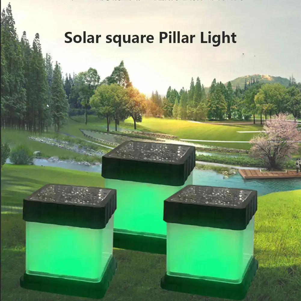 2pcs Solar Led Pillar Light Outdoor Waterproof Square Fence Lights For Garden Courtyard Decoration Landscape Lamp
2pcs Solar Led Pillar Light Outdoor Waterproof Square Fence Lights For Garden Courtyard Decoration Landscape Lamp