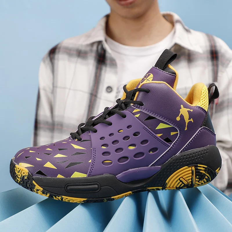 High quality men's basketball shoes, anti slip lifting shoes, outdoor sports shoes, autumn
High quality men's basketball shoes, anti slip lifting shoes, outdoor sports shoes, autumn
