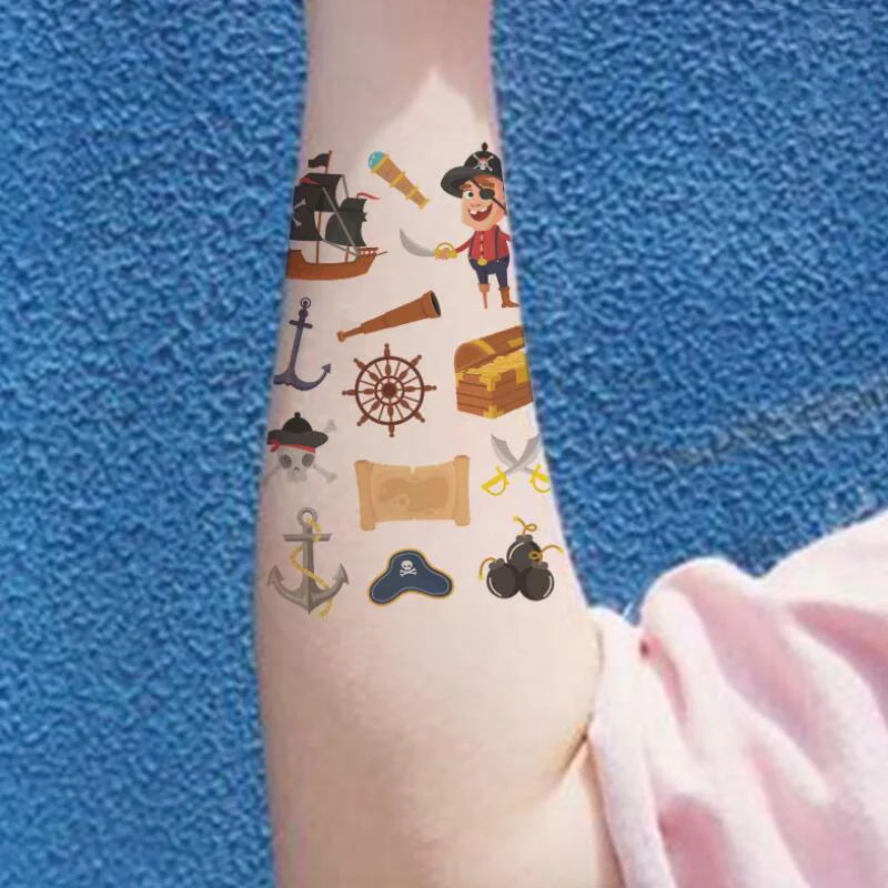 10pcs/lot Color Pirate Tattoo Set Face Temporary Tattoo Child Animal Hand Tatoo for Kids Cute Tattoo Stationery Sticker
10pcs/lot Color Pirate Tattoo Set Face Temporary Tattoo Child Animal Hand Tatoo for Kids Cute Tattoo Stationery Sticker