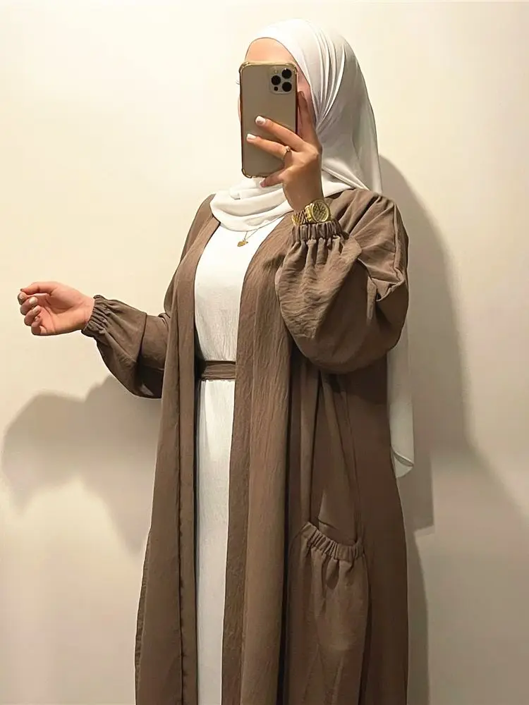 Ramadan Eid Kimono Femme Musulmane Kaftan Muslim Abaya Dubai Turkey Islam Cardigan Dress Prayer Clothes Women Niqab Robe Arabe
Ramadan Eid Kimono Femme Musulmane Kaftan Muslim Abaya Dubai Turkey Islam Cardigan Dress Prayer Clothes Women Niqab Robe Arabe