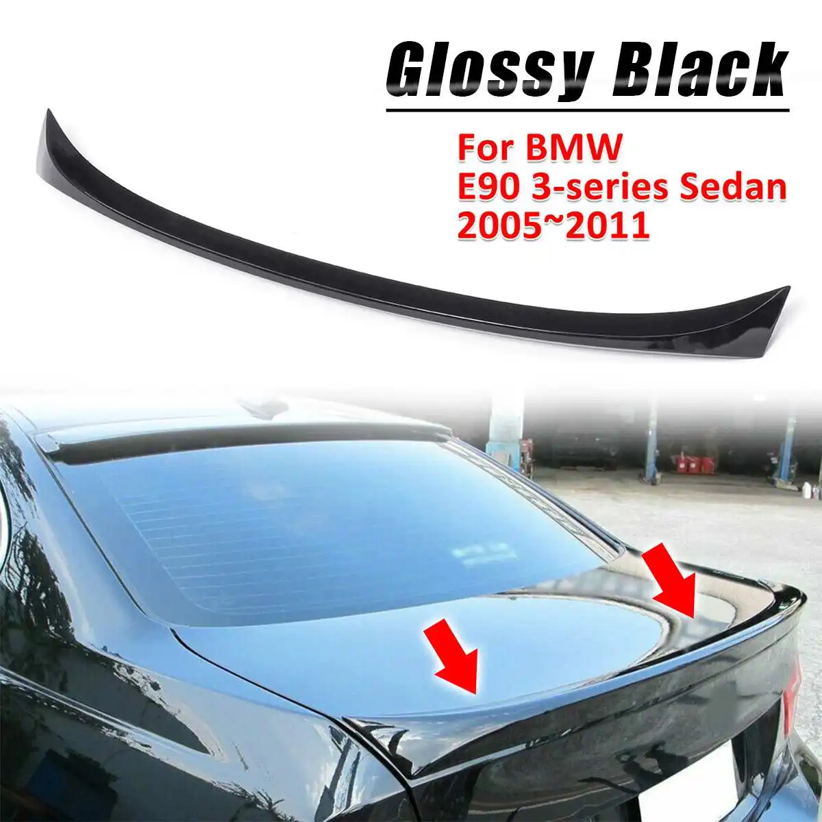 Painted Glossy Black Rear Trunk ABS Boot Lip Spoiler Roof Wings Trunk Lip OE Type For BMW 2005-2011 E90 3-series Sedan
Painted Glossy Black Rear Trunk ABS Boot Lip Spoiler Roof Wings Trunk Lip OE Type For BMW 2005-2011 E90 3-series Sedan