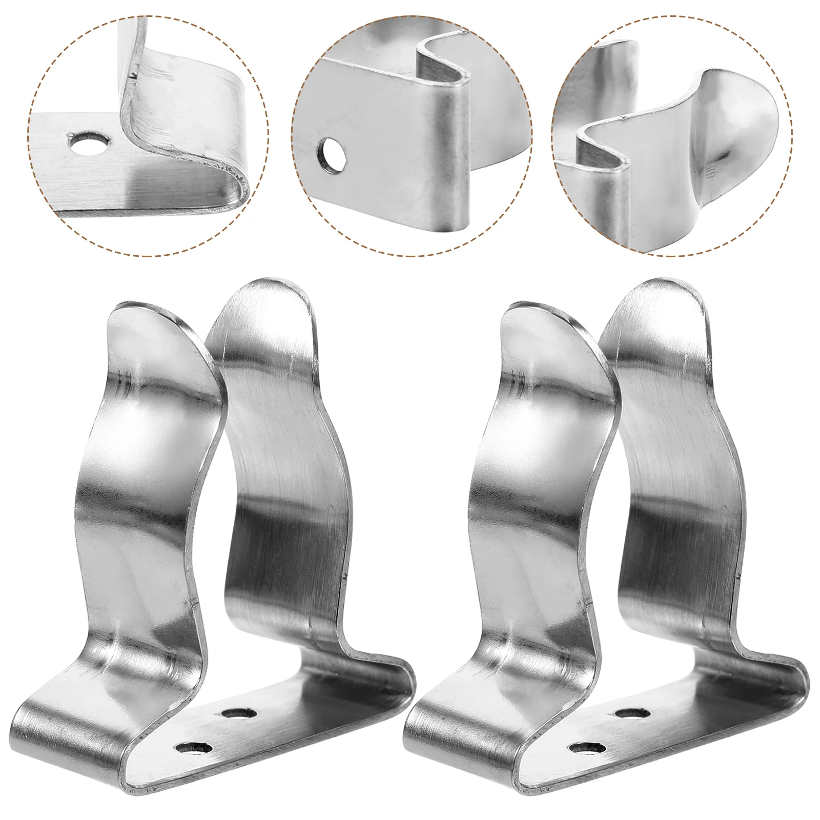 2Pcs Kayak Paddle Clips Deck Mounted Paddle Clamps Stainless Steel Paddles Holders Boat Clamps
2Pcs Kayak Paddle Clips Deck Mounted Paddle Clamps Stainless Steel Paddles Holders Boat Clamps