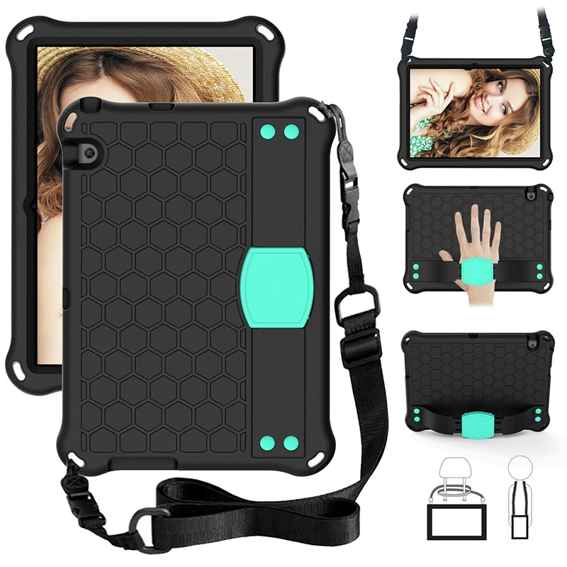 Full Body EVA Cover For Huawei Mediapad T5 10.1Kids Case Mediapad T3 9.6 Shockproof Cover with Shoulder Strap & Funda Kickstand
Full Body EVA Cover For Huawei Mediapad T5 10.1Kids Case Mediapad T3 9.6 Shockproof Cover with Shoulder Strap & Funda Kickstand