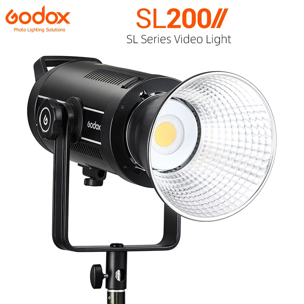 Godox SL200II SL-200W II LED Video Light 200W Bowens Mount Daylight Balanced 5600K 2.4G Wireless X System for Interview
Godox SL200II SL-200W II LED Video Light 200W Bowens Mount Daylight Balanced 5600K 2.4G Wireless X System for Interview
