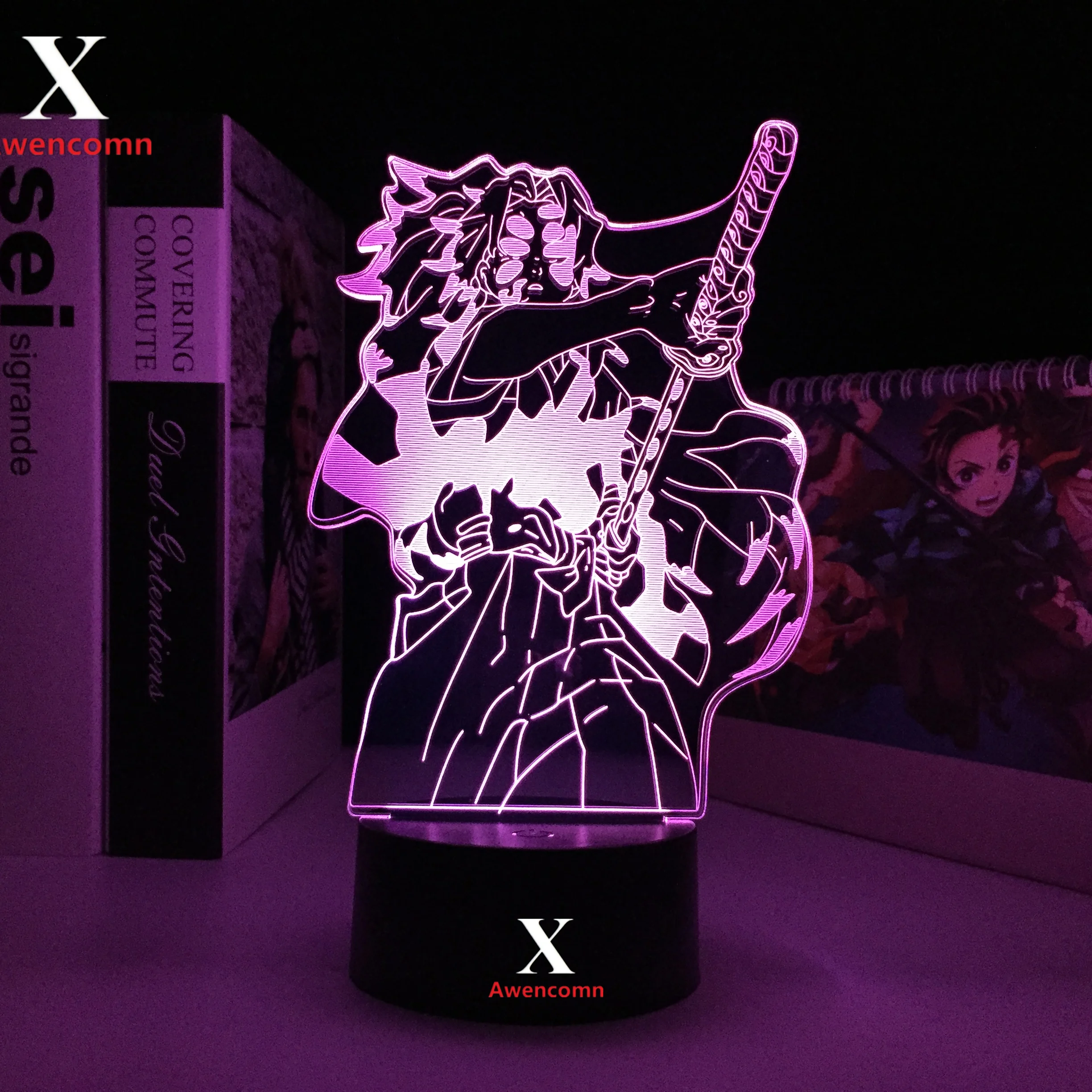 Anime Kimetsu No Yaiba Figure Kokushibo LED Light for Bedroom Decoration Night Light Demon Slayer Gift Manga 3D Lamp
Anime Kimetsu No Yaiba Figure Kokushibo LED Light for Bedroom Decoration Night Light Demon Slayer Gift Manga 3D Lamp