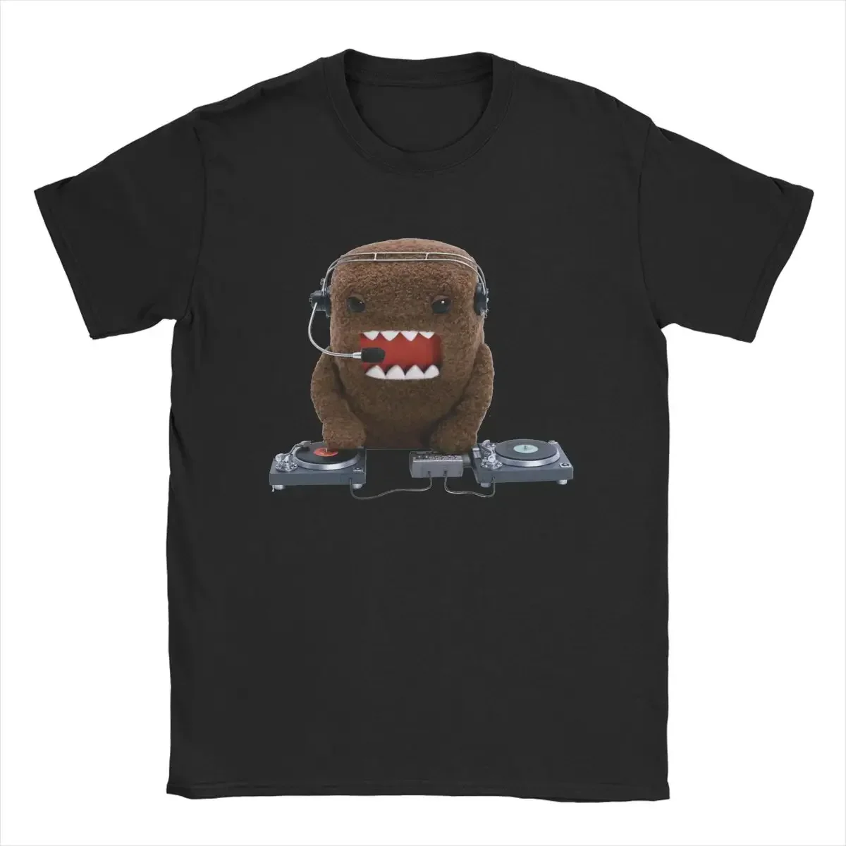 2024 мужские футболки DJ Domo Kun Doll Amazing 100% хлопок футболка с коротким рукавом Футболка