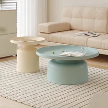 Storage Design Coffee Tables Small Nordic Bedroom Round Mesa Acrylic Table Breakfast Dining Kaffee Tische Balcony Furniture