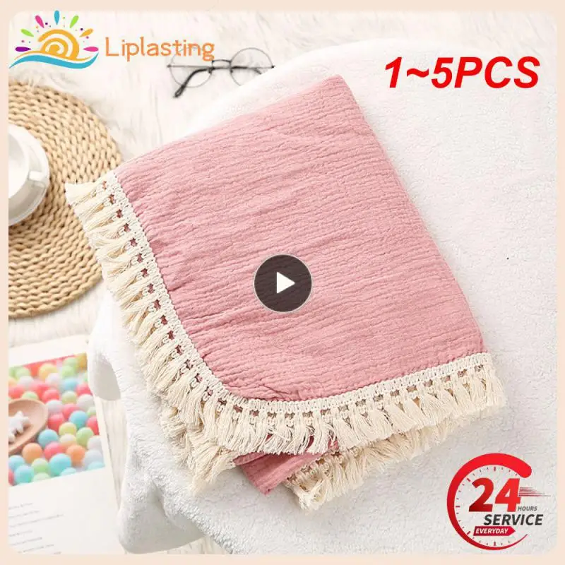 1~5PCS Cute Bear Muslin Squares Cotton Baby Blanket for Newborn Plaid Infant Swaddle Blanket Babies Accessories Bed Summer
1~5PCS Cute Bear Muslin Squares Cotton Baby Blanket for Newborn Plaid Infant Swaddle Blanket Babies Accessories Bed Summer