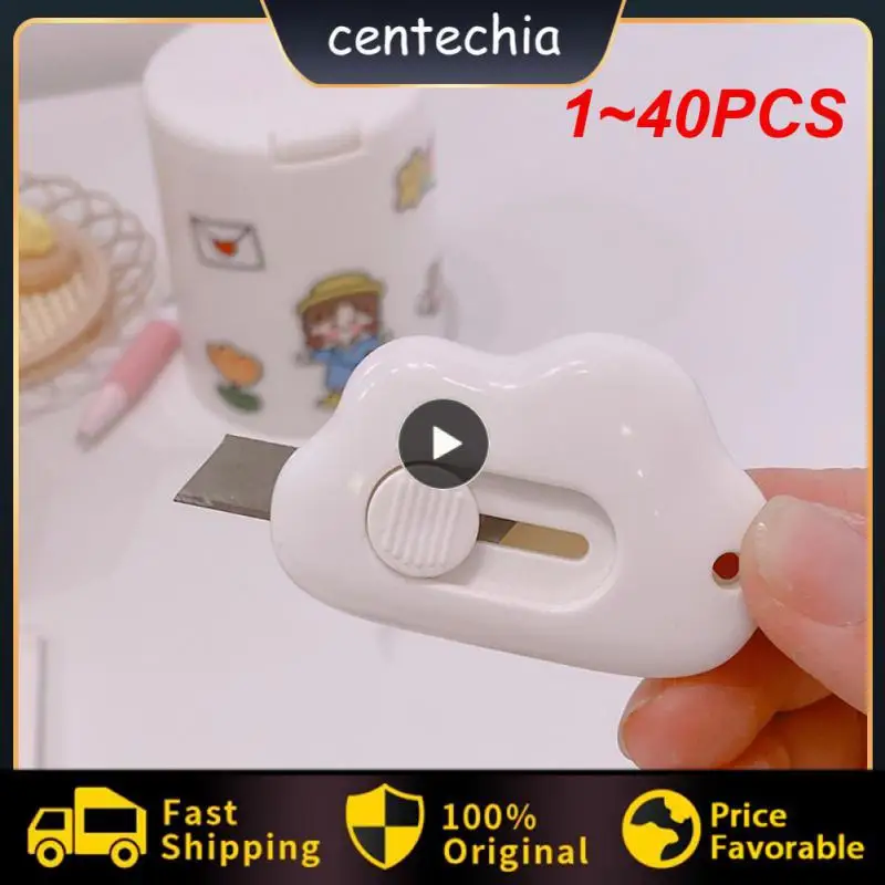 1~40PCS Cute Rabbit Cloud Color Mini Portable Utility Knife Paper Cutter Cutting Paper Razor Blade Office Stationery Cutting
1~40PCS Cute Rabbit Cloud Color Mini Portable Utility Knife Paper Cutter Cutting Paper Razor Blade Office Stationery Cutting