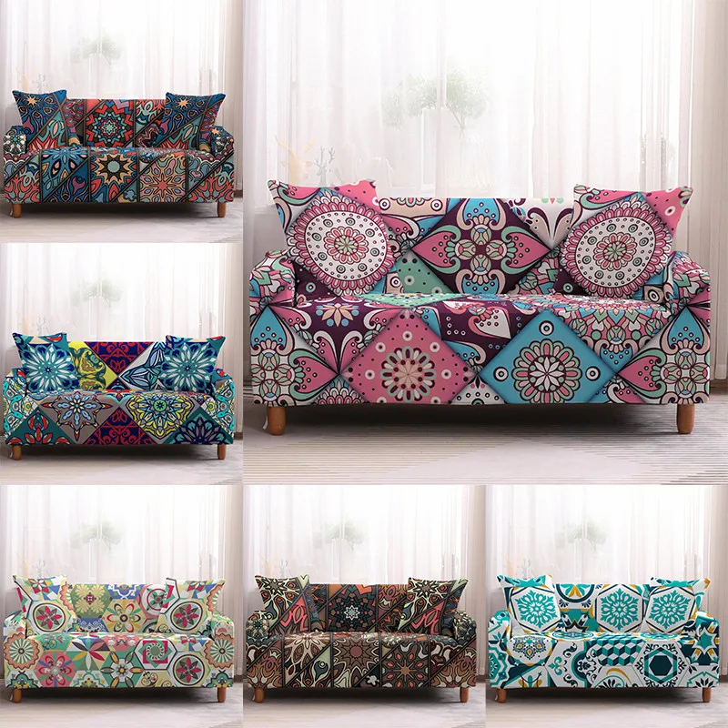 Boho Elastic Sofa Cover for Living Room Mandala Sofa Cover Stretch Colorful Sofa Slipcover 1/2/3/4-seat Armchair Couch Cover
Boho Elastic Sofa Cover for Living Room Mandala Sofa Cover Stretch Colorful Sofa Slipcover 1/2/3/4-seat Armchair Couch Cover