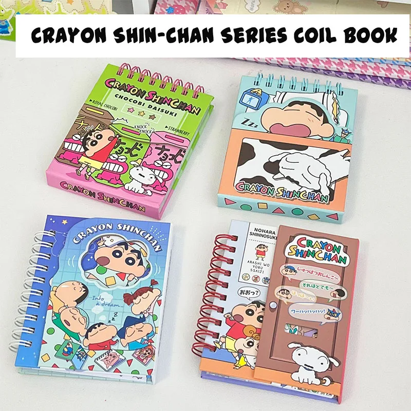 Kawaii Crayon Shin-Chan Anime Student Magnetic Buckle Coloring Page Sticky Note Account Coil Book Thicken Stationery Supplies
Kawaii Crayon Shin-Chan Anime Student Magnetic Buckle Coloring Page Sticky Note Account Coil Book Thicken Stationery Supplies
