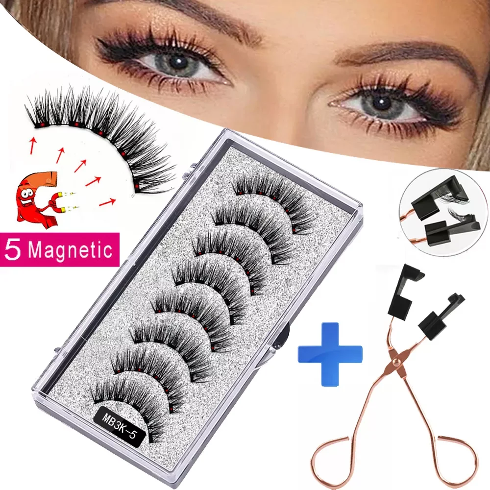 MB3K 5 magnetic eyelashes natural with 3D magnet handmade 8PCS magnetic lashes Tweezer Set Mink eye lashes faux cils magnetiqu
MB3K 5 magnetic eyelashes natural with 3D magnet handmade 8PCS magnetic lashes Tweezer Set Mink eye lashes faux cils magnetiqu