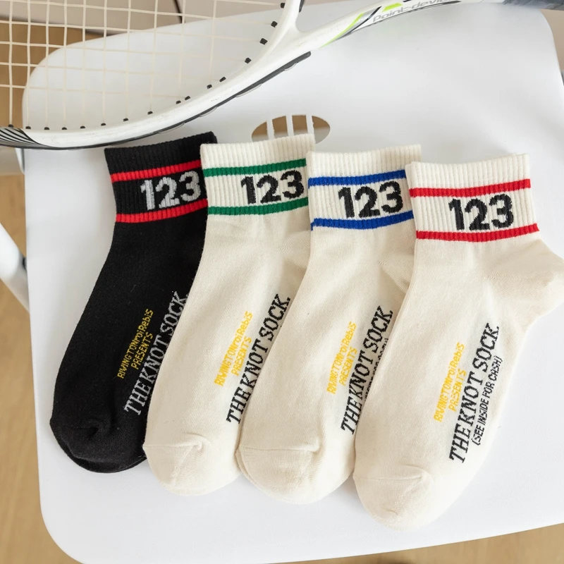 Fashion Trendy Brand Man and Woman Casual Socks Cotton Soft Number Ins Wind Wear Striped Parallel Bars High Street Sports
Fashion Trendy Brand Man and Woman Casual Socks Cotton Soft Number Ins Wind Wear Striped Parallel Bars High Street Sports