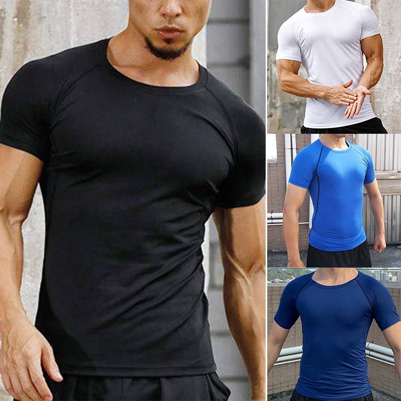 Men Special Sales Profession Tights T-shirt Fitness Sports Quick-drying Breathable Sweat-absorbing Quality Shirt Fitness New
Men Special Sales Profession Tights T-shirt Fitness Sports Quick-drying Breathable Sweat-absorbing Quality Shirt Fitness New