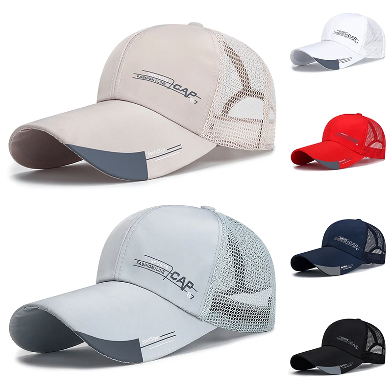 Fashion Baseball Cap Women Men Mesh Outdoor Sun Protection Visor Breathable Sun Hat Classic Long Brim Shade Snapback Caps 2022
Fashion Baseball Cap Women Men Mesh Outdoor Sun Protection Visor Breathable Sun Hat Classic Long Brim Shade Snapback Caps 2022