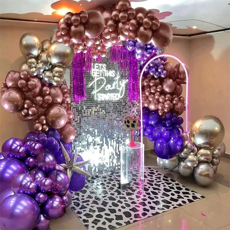 Свадебные украшения, воздушный шар, цвет металлик, фиолетовый, хром, серебро, розовое золото, набор воздушных шаров, декор для детского дня р... 
Свадебные украшения, воздушный шар, цвет металлик, фиолетовый, хром, серебро, розовое золото, набор воздушных шаров, декор для детского дня р...