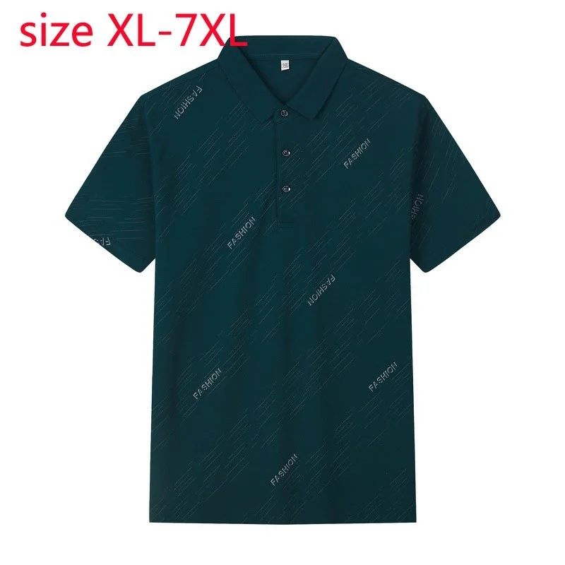 New Arrival Fashion Super Large Summer Men Printed Short Sleeve Casual Turn-down Collar Print Knitted Plus Size XL-5XL 6XL 7XL
New Arrival Fashion Super Large Summer Men Printed Short Sleeve Casual Turn-down Collar Print Knitted Plus Size XL-5XL 6XL 7XL