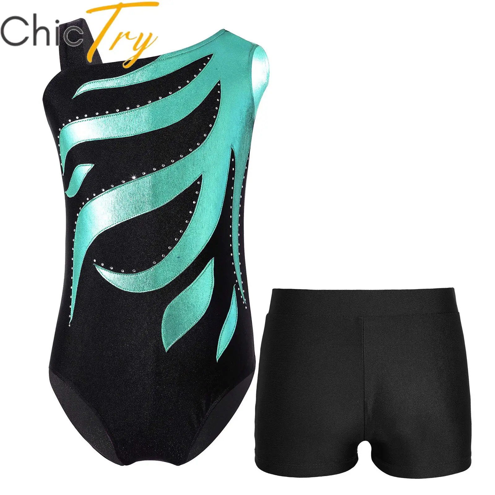 Kids Girls Ballet Dance Sets Sports Outfits Sleeveless Figure Skating Dancewear Gymnastics Workout Leotards with Shorts Suits
Kids Girls Ballet Dance Sets Sports Outfits Sleeveless Figure Skating Dancewear Gymnastics Workout Leotards with Shorts Suits