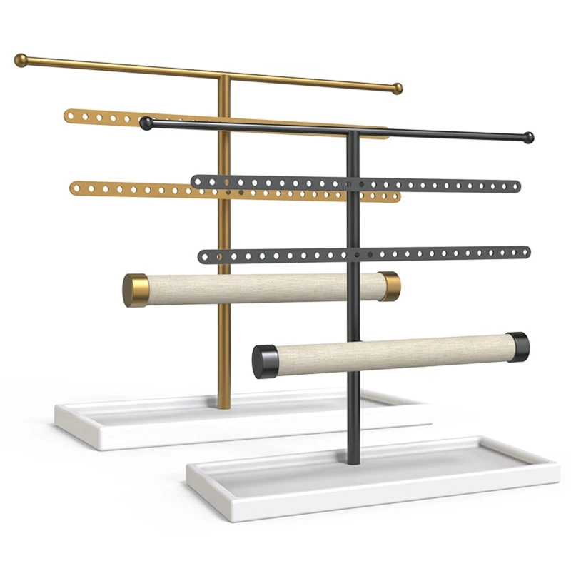 Tiered Earring Holder Display Jewelry Hanging Organizer Tabletop Countertop Stand Necklace Holder Display Rack for Women 
Tiered Earring Holder Display Jewelry Hanging Organizer Tabletop Countertop Stand Necklace Holder Display Rack for Women