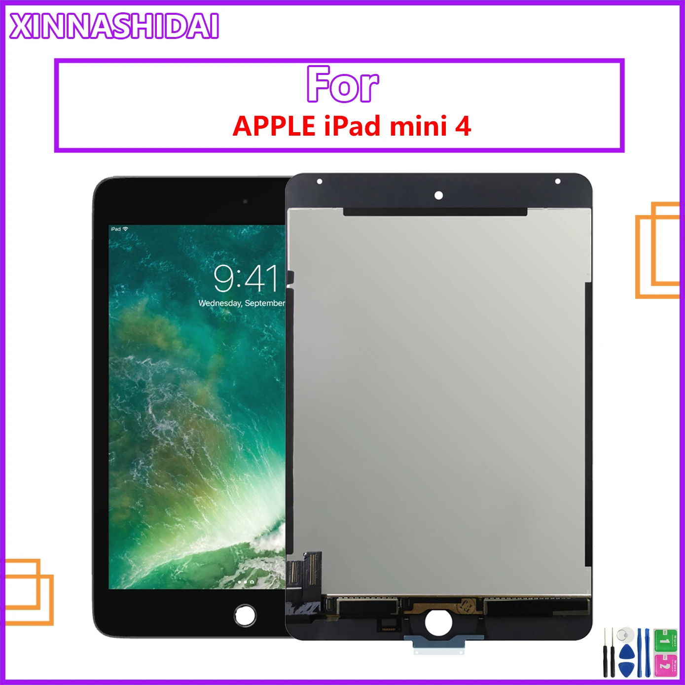 Панель сенсорного экрана в сборе для Apple iPad Mini 4, сменная панель для iPad mini 4, A1538, A1550, ЖК-цифровой дисплей
Панель сенсорного экрана в сборе для Apple iPad Mini 4, сменная панель для iPad mini 4, A1538, A1550, ЖК-цифровой дисплей