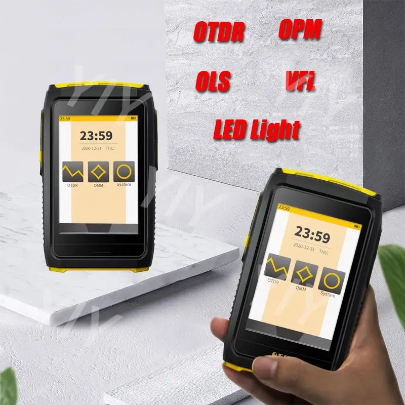 New 1550nm 20dB Mini OTDR Active Fiber Live OTDR Ouch Screen OPM VFL OLS Fiber Tester Optical80KM Fiber Reflectometer SC UPC/APC
New 1550nm 20dB Mini OTDR Active Fiber Live OTDR Ouch Screen OPM VFL OLS Fiber Tester Optical80KM Fiber Reflectometer SC UPC/APC