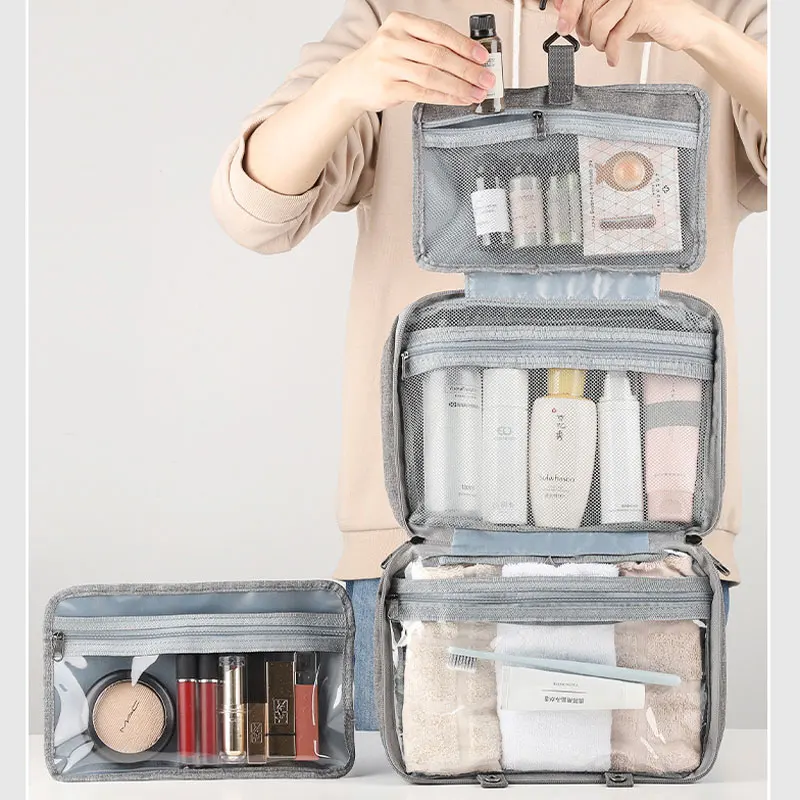 Waterproof Makeup Organizer Toiletry Bag for Women Men Travel Kits Make Up Cosmetic Bags Organizador De Maquiagem
Waterproof Makeup Organizer Toiletry Bag for Women Men Travel Kits Make Up Cosmetic Bags Organizador De Maquiagem