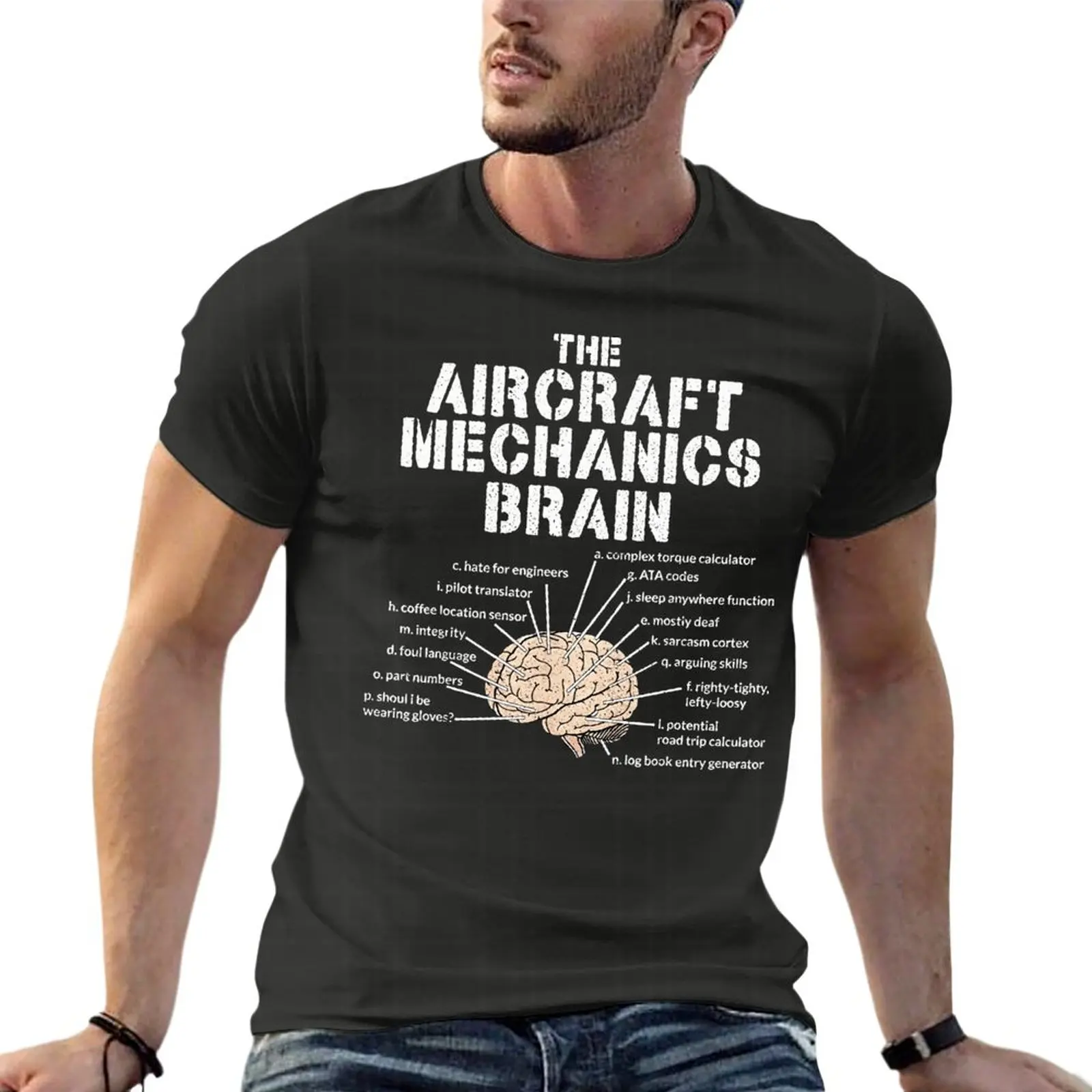Aircraft Mechanics Brain Funny Oversize T Shirt Custom Men'S Clothes 100% Cotton Streetwear Plus Size Tops Tee
Aircraft Mechanics Brain Funny Oversize T Shirt Custom Men'S Clothes 100% Cotton Streetwear Plus Size Tops Tee