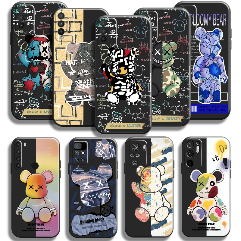 Luxury Fashion Cool Bear For Xiaomi Redmi Note 10 10S 10T 9 9S 9T 5G Phone Case For Redmi 10 9 9T 9A 9C Liquid Silicon Black
Luxury Fashion Cool Bear For Xiaomi Redmi Note 10 10S 10T 9 9S 9T 5G Phone Case For Redmi 10 9 9T 9A 9C Liquid Silicon Black