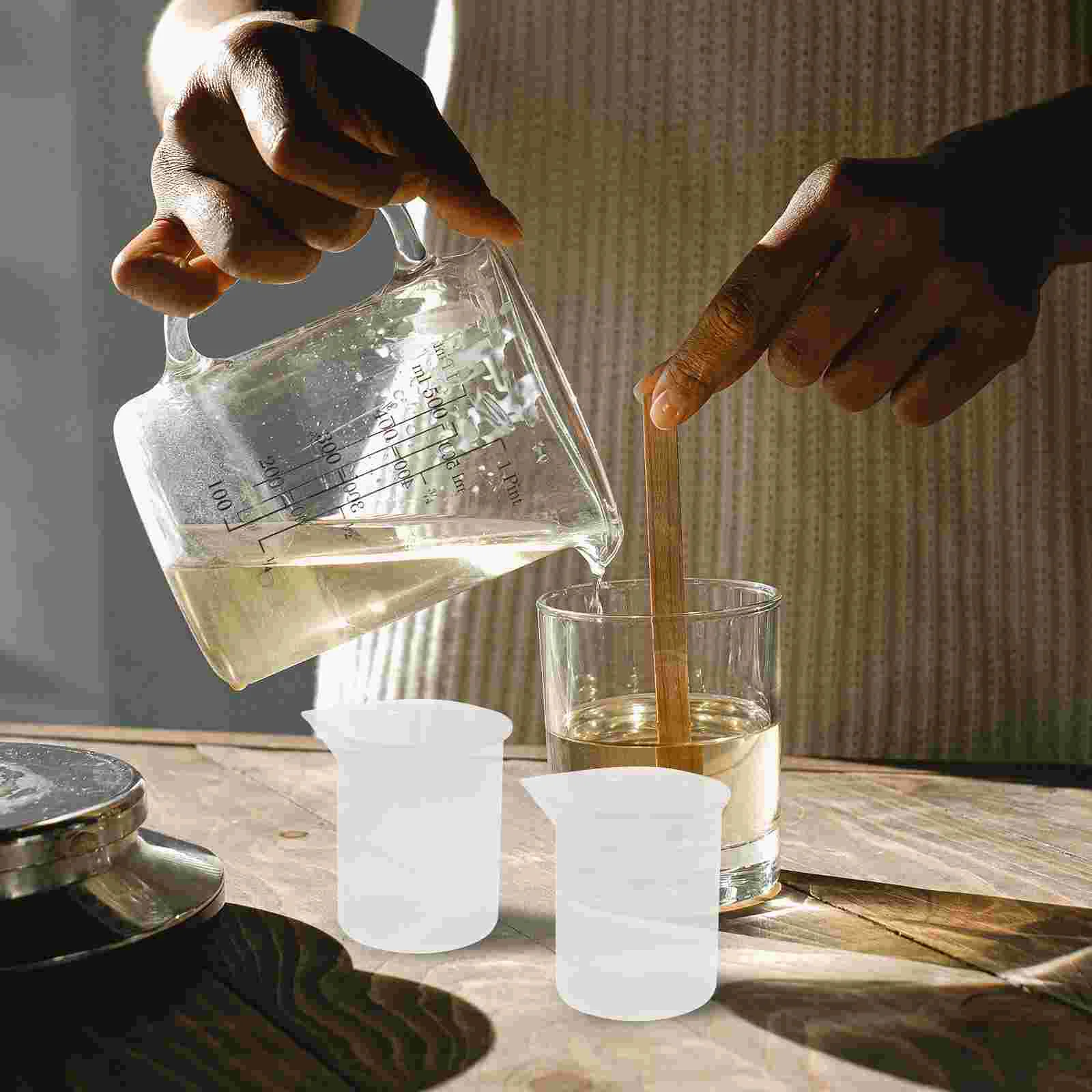 16 Pcs Crystal Epoxy Clear Plastic Containers Graduated Mixing Cups DIY Silicone Small
16 Pcs Crystal Epoxy Clear Plastic Containers Graduated Mixing Cups DIY Silicone Small