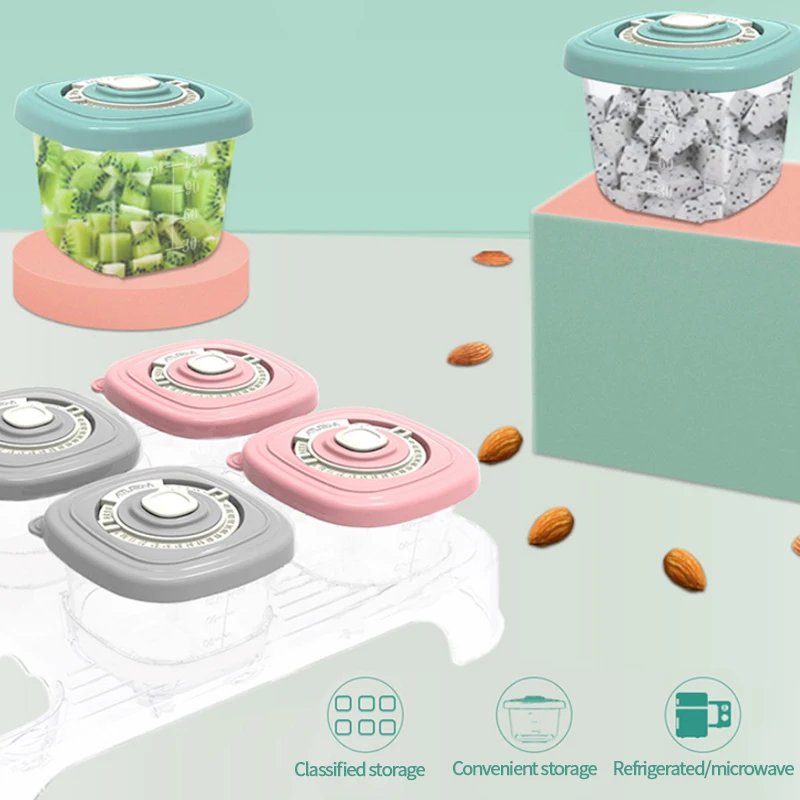 1/4/6pcs Baby Food Container Storage Fruit Snack Box Baby Milk Powder Container with Lid Baby Formula Dispenser Baby Essentials
1/4/6pcs Baby Food Container Storage Fruit Snack Box Baby Milk Powder Container with Lid Baby Formula Dispenser Baby Essentials