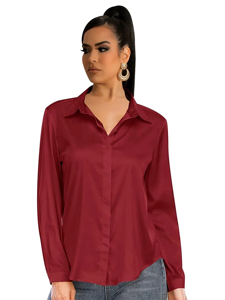 2023 NEW Solid Color Turndown Collar Shirt My Orders Casual Ropa Mujer T Shirt Femme Womens Tops Camisas De Mujer Blouse Women
2023 NEW Solid Color Turndown Collar Shirt My Orders Casual Ropa Mujer T Shirt Femme Womens Tops Camisas De Mujer Blouse Women