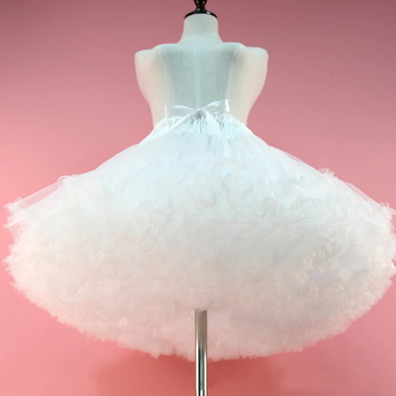 

Petticoat Underskirt Short Boneless Skirt Support Wedding Dress Braces Lolita Petticoat Ballet Rockabilly Crinoline Accessories