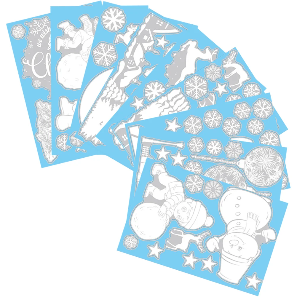 Sheets of Christmas Window Clings Xmas Party Background Wall Stickers Stickers
Sheets of Christmas Window Clings Xmas Party Background Wall Stickers Stickers