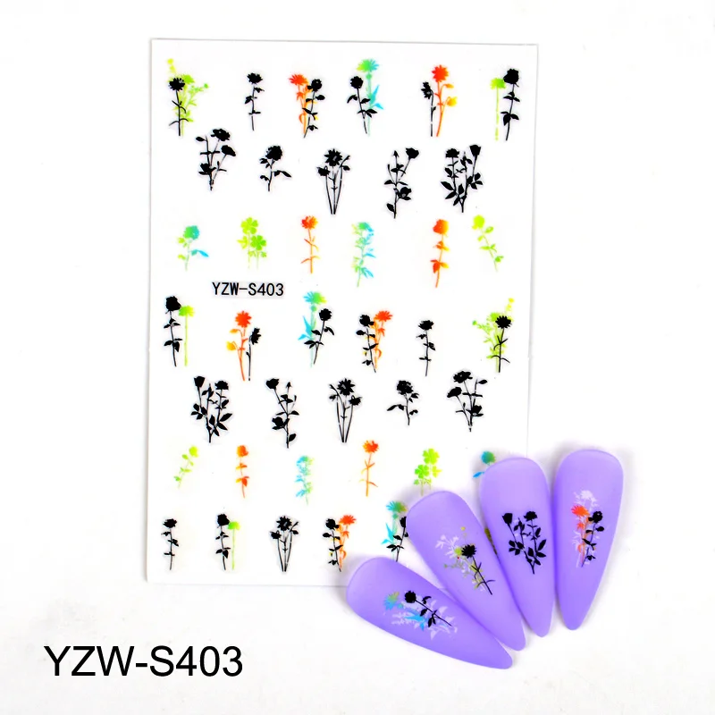 2022 New 3D Nail Stickers Flowers Leaves Self-Adhesive Slider Letters Nail Art Decorations Decals Nails Tool Manicure Accessorie 
2022 New 3D Nail Stickers Flowers Leaves Self-Adhesive Slider Letters Nail Art Decorations Decals Nails Tool Manicure Accessorie