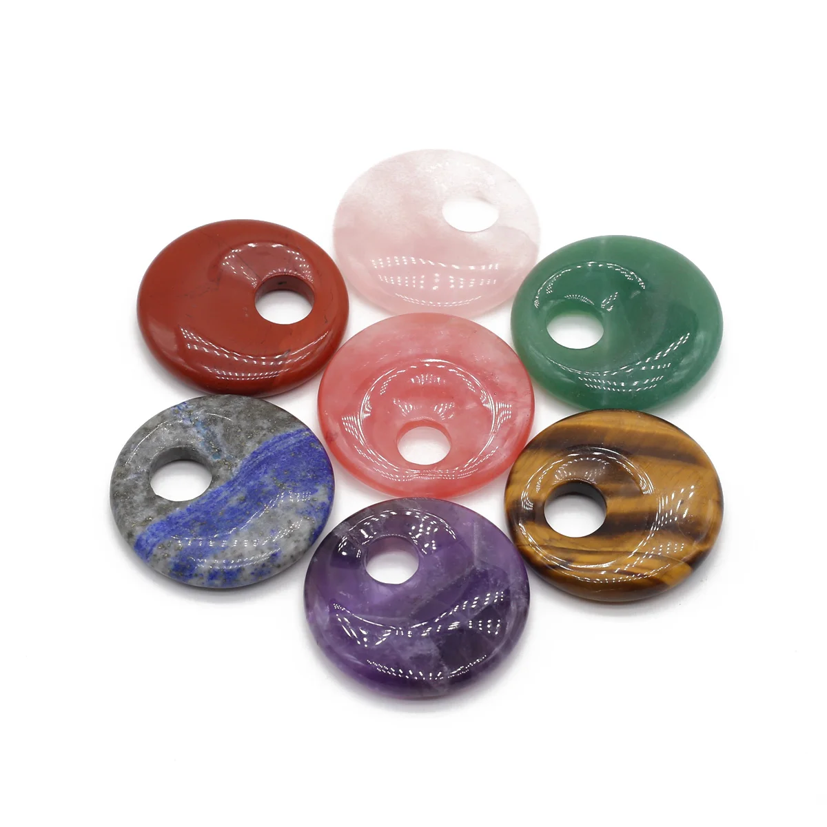 1pcs Natural Stone Beads Agate Amethyst Quartz Round 30mm Big Hole Loose Gemstone Beads For Jewelry Making Bracelets Necklaces
1pcs Natural Stone Beads Agate Amethyst Quartz Round 30mm Big Hole Loose Gemstone Beads For Jewelry Making Bracelets Necklaces