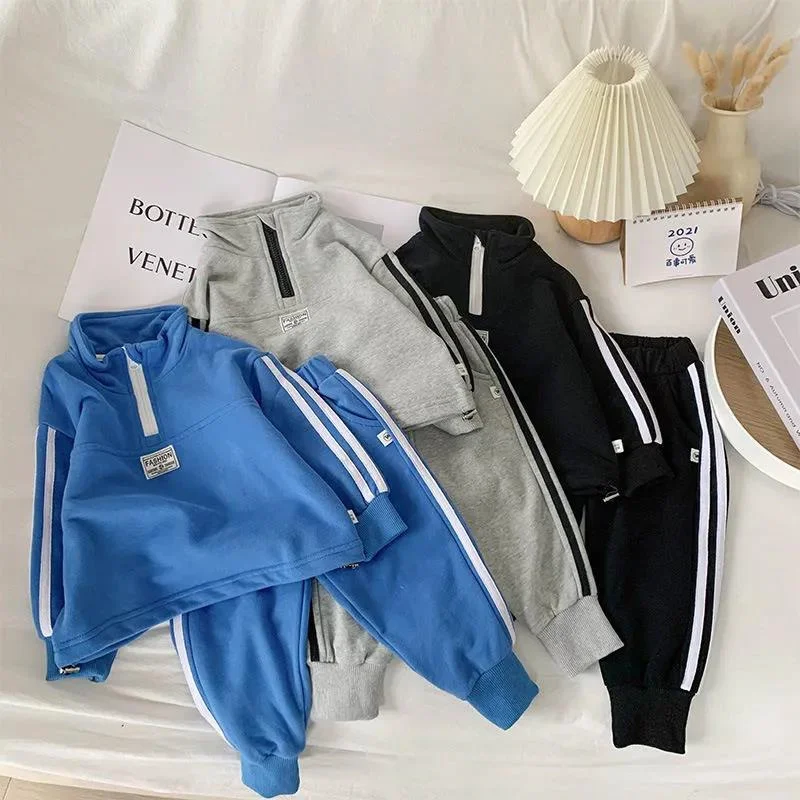 Boys Sweatshirts +Pants Kids Suits Tracksuit 2PCS/Set 2023 Cheap Spring Autumn Cotton Outfits Formal Party Children Clothing
Boys Sweatshirts +Pants Kids Suits Tracksuit 2PCS/Set 2023 Cheap Spring Autumn Cotton Outfits Formal Party Children Clothing